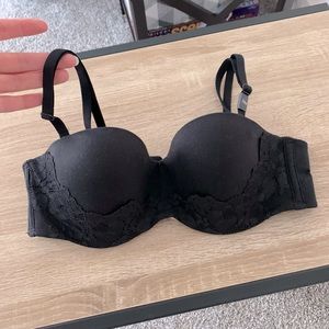 Black Victoria secret convertible bra 34b new